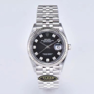 클린공장 롤렉스 데이저스트 블랙 10P 다이얼 36mm 쥬빌레 126234