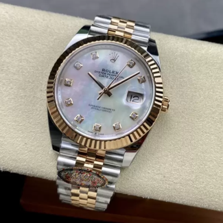 클린공장 롤렉스 데이저스트 41mm 자개 8P 다이얼 로즈골드 콤비 126331