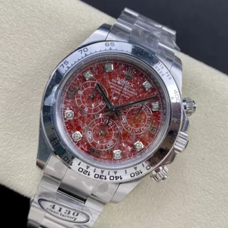 클린공장 롤렉스 데이토나 석류 갈레나 다이얼 화이트 골드 금통 116589