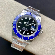 VS공장 롤렉스 신형 서브마리너 블랙 다이얼 스머프 베젤 41mm 126619