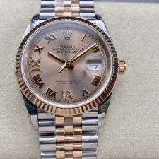 VS공장 롤렉스 데이저스트 36mm 69 다이아 샴폐인 다이얼 로즈골드 콤비 126231
