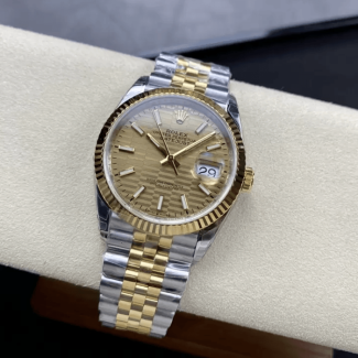 VS공장 롤렉스 데이저스트 36mm 모티프 샴폐인 다이얼 옐로우골드 콤비 126231