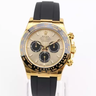 VS공장 롤렉스 데이토나 샴폐인 다이얼 옐골 금통 러버밴드 126518