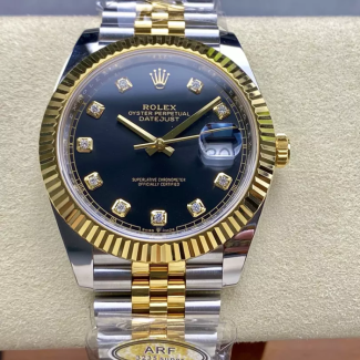 ARF공장 롤렉스 데이저스트 블랙 10P 다이얼 41mm 옐로우 골드 쥬빌레 콤비 126333
