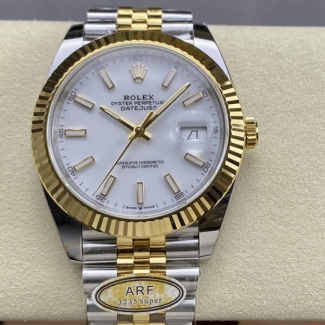 ARF공장 롤렉스 데이저스트 화이트 다이얼 41mm 옐로우 골드 쥬빌레 콤비 126333