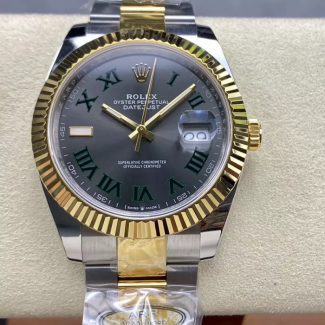 ARF공장 롤렉스 데이저스트 윔블던 다이얼 41mm 옐로우 골드 오이스터 콤비 126333