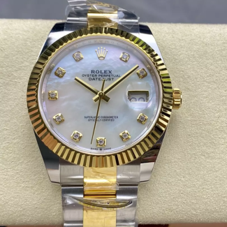 ARF공장 롤렉스 데이저스트 자개 10P 다이얼 41mm 126333 옐로우 골드 오이스터 콤비