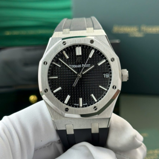 APS공장 오데마피게 로얄오크 블랙 다이얼 15500 블랙 러버밴드