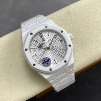 APS공장 오데마피게 로얄오크 화이트 세라믹 화이트 다이얼 15500