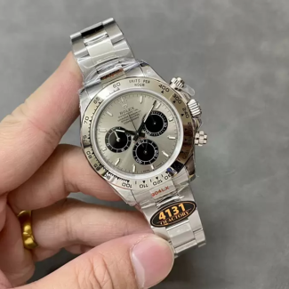 QF공장 롤렉스 데이토나 고스트 다이얼 화이트 골드 금통 126509