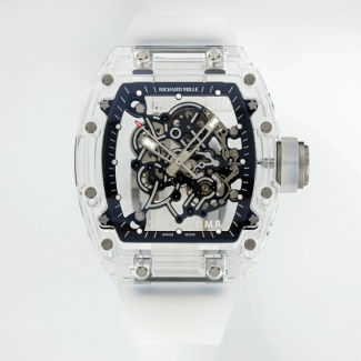 소닉공장 리차드밀 부바왓슨 크리스탈 케이스 투명 러버밴드 RM-055