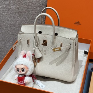 최고퀄 에르메스 올수공 버킨 25 크레 토고 가죽 로즈골드 금장