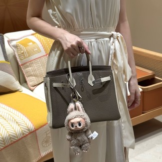 최고퀄 에르메스 올수공 버킨 25 에토프 & 크레 토고 가죽 은장