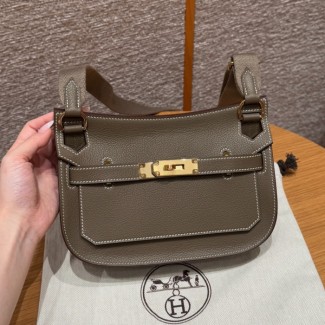 올수공 에르메스 집시에르 미니 18/Etoupe 에버컬러 골드 하드웨어