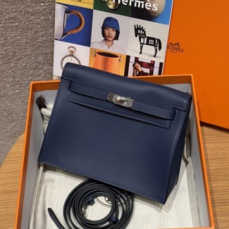 올수공 에르메스 켈리 단스 73/Blue saphir 에버컬러 실버 하드웨어