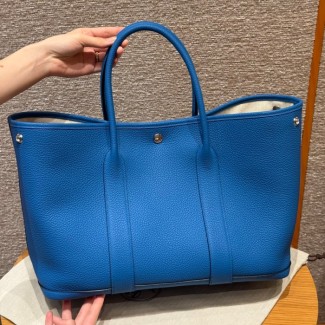 올수공 에르메스 가든파티 36 T7/Blue Hydra 네곤다 실버 하드웨어