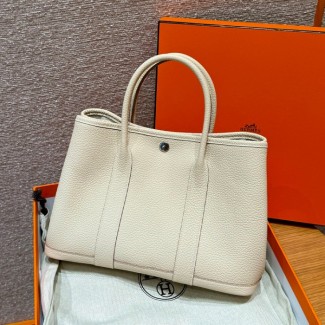 올수공 에르메스 가든파티 30 10/Craie vache 실버 하드웨어