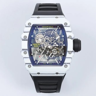 ZF공장 리차드밀 라파엘 나달 RM35-01 화이트 카본 케이스 / 블랙 러버밴드