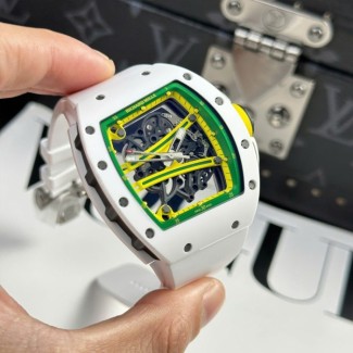 ZF공장 리차드밀 RM61-01 요한 블레이크 얼티밋 에디션 화이트 세라믹 케이스