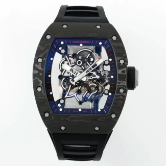 ZF공장 리차드밀 부바왓슨 RM-055 블랙카본 / 네이비 / 블랙 러버밴드