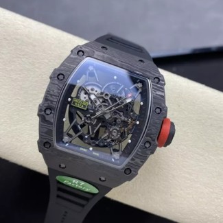 R7공장 리차드밀 라파엘 나달 RM35-02 블랙 카본 / 블랙 러버밴드