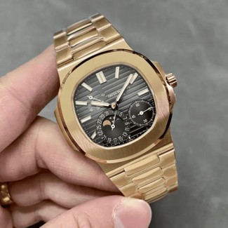 PPF공장 파텍필립 노틸러스 문페이즈 블랙 다이얼 금통 5712R