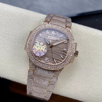 GR공장 파텍필립 노틸러스 풀파베 세팅 로즈골드 7118