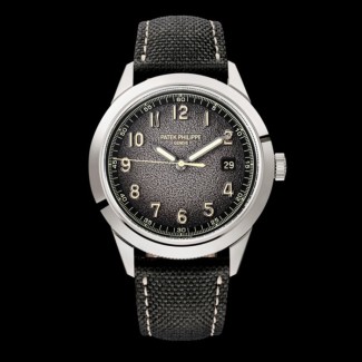 GR공장 파텍필립 칼라트라바 블랙 스트랩 5226G