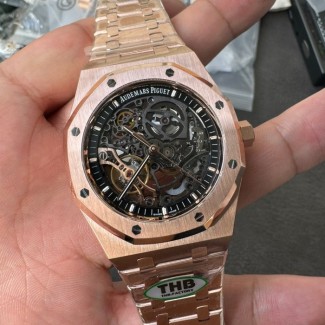 THB 공장 오데마피게 로열오크 더블 밸런스 휠 오픈워크 금통 15407OR.OO.1220OR.01