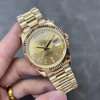 GM공장 V3 롤렉스 데이데이트 40 샴폐인 바게트 다이얼 옐로우 골드 금통 228238