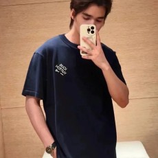 루이비통 시그니처 쇼트 슬리브 티셔츠 블랙