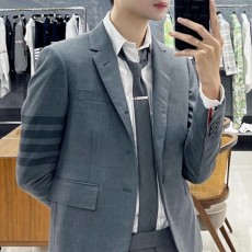 톰브라운 클래식 4바 미드그레이 수트 셋업